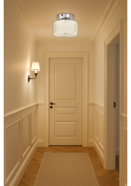 ESSLİGHT MERCAN TEKLİ ŞEKER CAMLI PLAFONYER LED AVİZE 3 RENK IŞIK MODLU (BEYAZ SARI GÜN IŞIĞI) MODERN DEKORATİF AYDINLATMA fiyatları