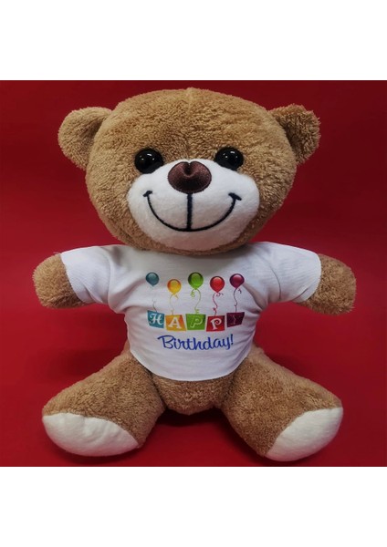 Happy Birthday Tişörtlü Ayıcık - Lisinya