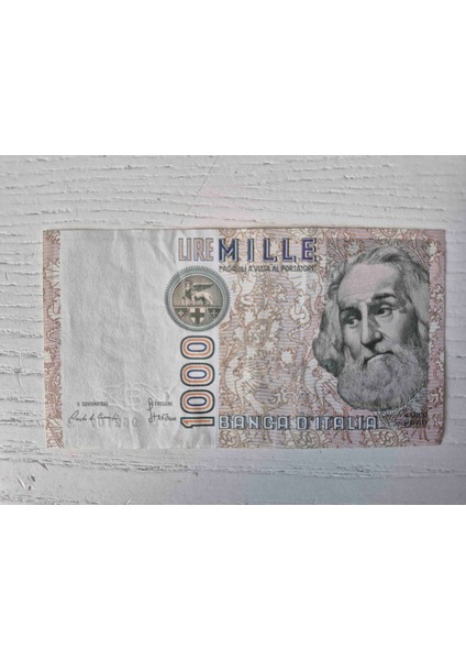 1982 Tarihli Italyan 1000 Liret