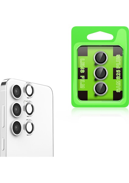 Samsung Galaxy S25 Plus Uyumlu Premium Darbelere Dayanıklı Kamera Lens Koruyucu