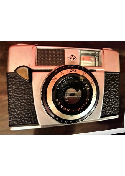 Agfa Color Agnar Prontor Fotoğraf Makinası Deri Kılıfında - Çalışır Durumda