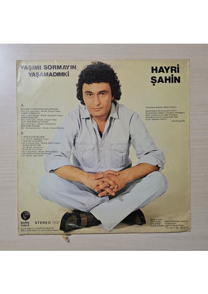 - Yaşımı Sormayın Yaşamadım Ki - Dönem Baskı Plak - Longplay - Lp fiyatları