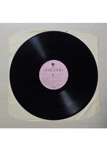 - Yaşımı Sormayın Yaşamadım Ki - Dönem Baskı Plak - Longplay - Lp modelleri