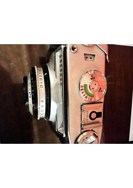 Agfa Color Agnar Prontor Fotoğraf Makinası Deri Kılıfında - Çalışır Durumda