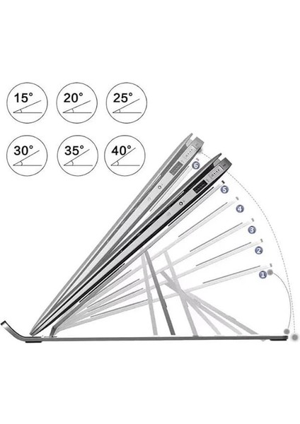 ADS-AL05 Alüminyum Ayarlı Laptop Macbook Notebook Yükseltici Tutucu Stand fiyatları