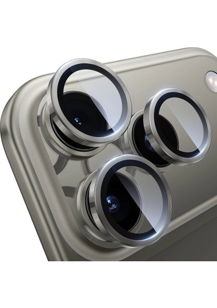 Apple iPhone 17 Pro / 17 Pro Max Uyumlu Premium Darbelere Dayanıklı Kamera Lens Koruyucu