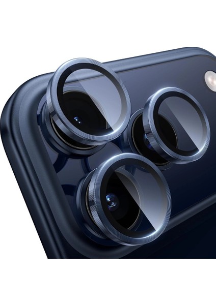 Apple iPhone 17 Pro / 17 Pro Max Uyumlu Premium Darbelere Dayanıklı Kamera Lens Koruyucu
