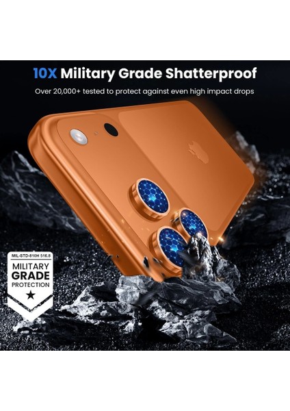 Apple iPhone 17 Pro / 17 Pro Max Uyumlu Premium Darbelere Dayanıklı Kamera Lens Koruyucu fırsatları