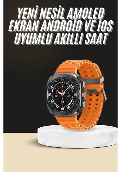 Akıllı Saat Unısex Zarif Görünümlü Titanyum Kasa Amoled Ekran Müzik Dinleme fiyatları