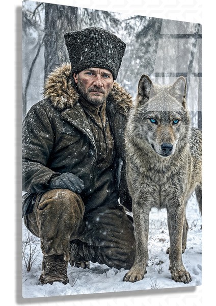 Vatan– Mustafa Kemal Atatürk Cam Tablo