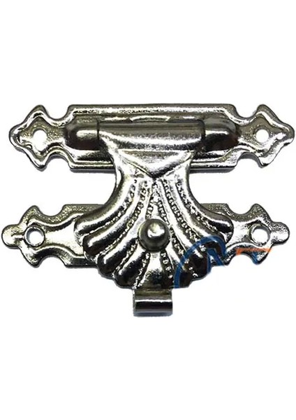 Kutu, Tavla Klipsi, Ön Kilidi No:3 - 33X24 Nikel, 1 Adet - Lisinya