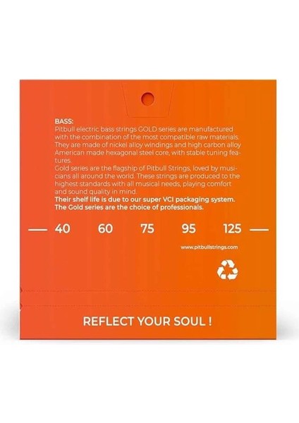 Strings Gold Series Geb-5 Sl Super Light Takım Tel 5 Telli Bas Gitar Teli 040-125 fiyatları