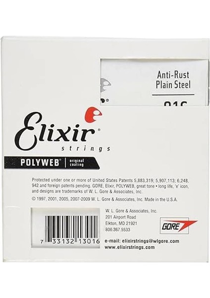 13016 Nanoweb Tek Elektro Gitar Teli (16) fırsatları