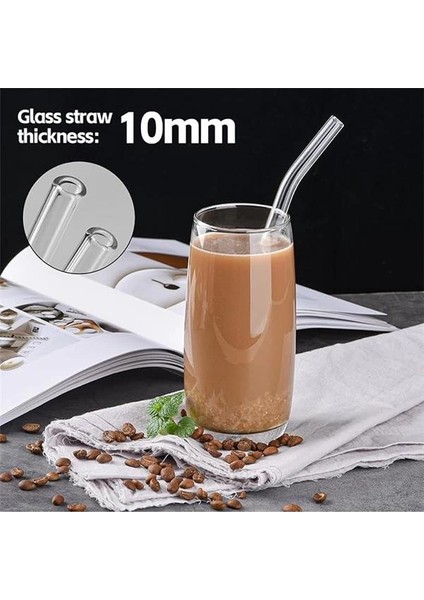 ® 14’lü Cam Pipet Seti – 12 Adet Cam Pipet + 2 Temizleme Fırçası | Yıkanabilir Antibakteriyel |