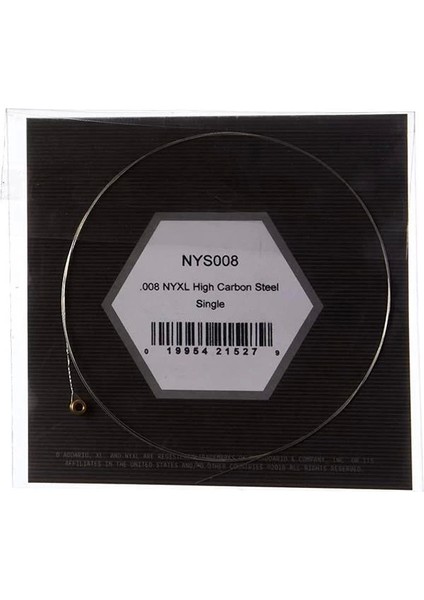 D'addario NYS008 Elektro ve Akustik Tek Tel, E-(Mi), High Carbon fırsatları