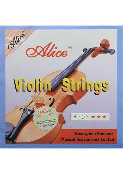 A703 Keman Teli High-Grade Violin Strings fırsatları