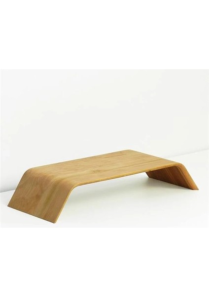 Dayanıklı Ağaç Monitör Ayağı ve Yükseltici Bilgisayar Standı (Kayın) modelleri