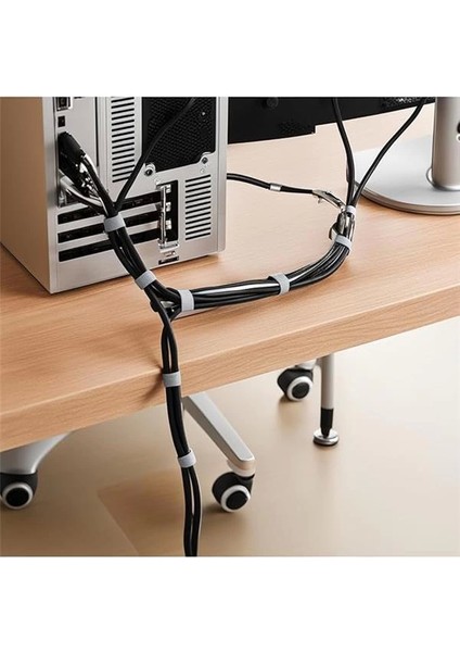 Yapışkanlı Cırt Cırt Kablo Düzenleyici 5 Metre Kablo Düzenleme Organizer Bant Ev Ofis ve fiyatları