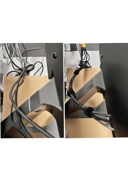 Yapışkanlı Cırt Cırt Kablo Düzenleyici 5 Metre Kablo Düzenleme Organizer Bant Ev Ofis ve