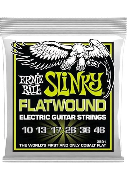 Normal Slinky Flatwound Elektro Gitar Telleri 10-46 Kalibre (P02591) indirimleri