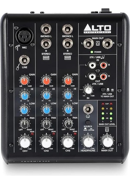 Truemix 500 - Ses Mikseri, Podcast, Canlı Performans, Yayın, Kayıt, Dj - Mac ve Pc Için Xlr