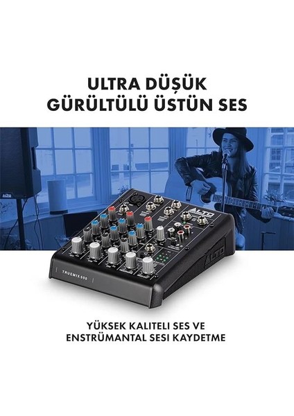 Truemix 500 - Ses Mikseri, Podcast, Canlı Performans, Yayın, Kayıt, Dj - Mac ve Pc Için Xlr fırsatları