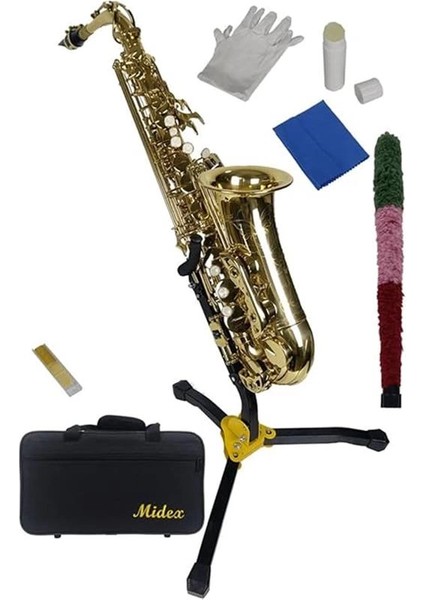 SF-8000ST Standlı Profesyonel Alto Saksafon (Stand Çanta ve Aksesuar Dahil (Mib) fırsatları