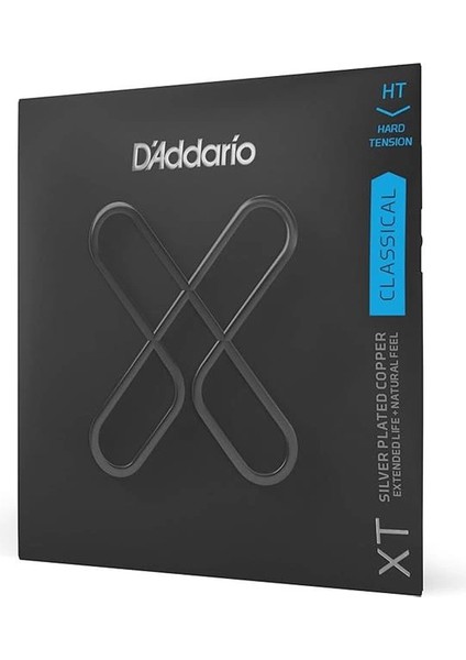 D'addario XTC46 Klasik Gitar Tel Seti, Nylon Core, Silverplated