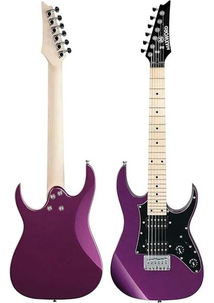 DE-150PU Maple Klavye Hh Manyetik Yüksek Kaliteli Elektro Gitar Seti fırsatları