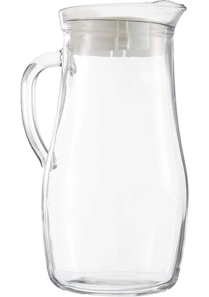 Misket Tekli Sürahi, 1.8 L Hacim, Cam, Beyaz