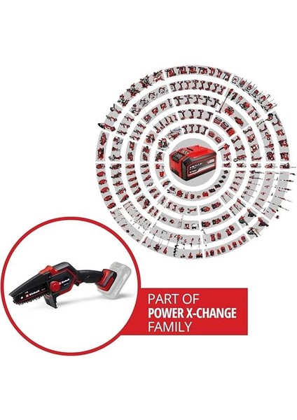 Akülü Dal Budama Testeresi Ge-Ps 18/15 Li Bl-Solo Power X-Change (18 V, Kömürsüz Motor, 12,5 fiyatları