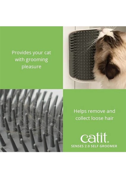 Catit 2.0 Kişisel Bakım Seti, Kediler Için Masaj Köşesi, Gri, 1 Adet (Tekli Paket) fiyatları