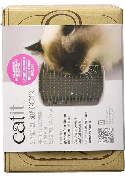 Catit 2.0 Kişisel Bakım Seti, Kediler Için Masaj Köşesi, Gri, 1 Adet (Tekli Paket) indirimleri