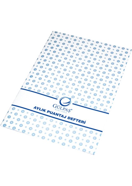 Aylık Puantaj Defteri Orta 12 Yp 127