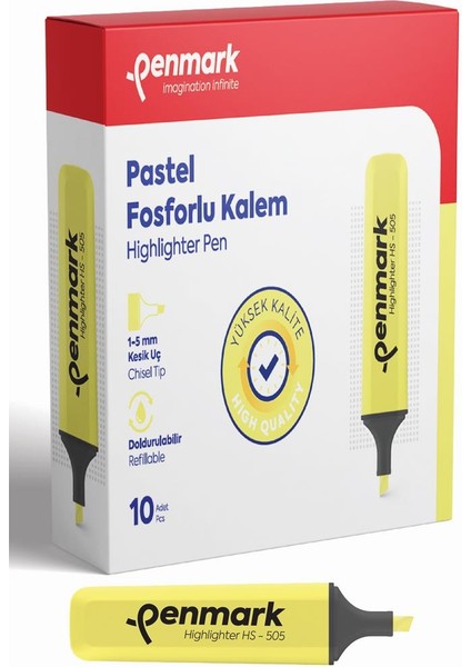 Fosforlu Kalem Pastel Limoni Hs 505