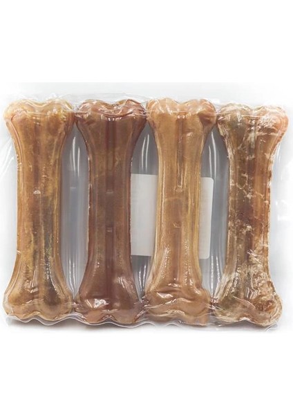 & Wall-E Köpek Pres Kemik 12 cm Naturel Pres Kemik 4 Lü Paket Çiğneme Kemiği 55 gr fırsatları