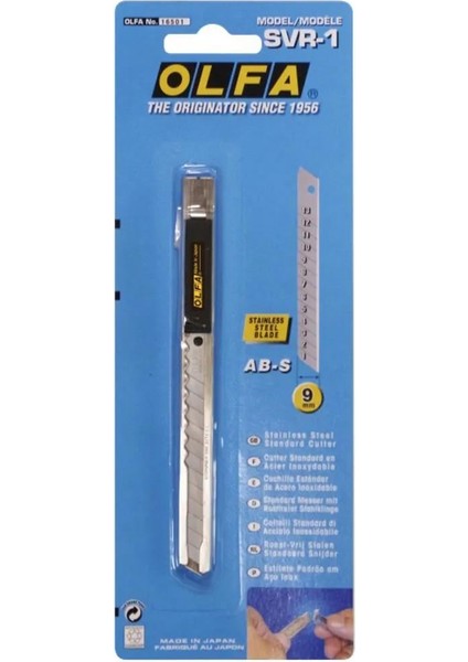 Maket Bıçağı Dar Metal Svr1