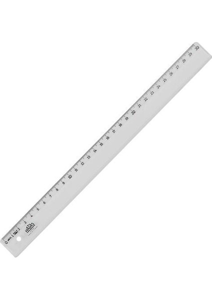 Standart Cetvel Plastik Dar Şeffaf 30 cm 0131