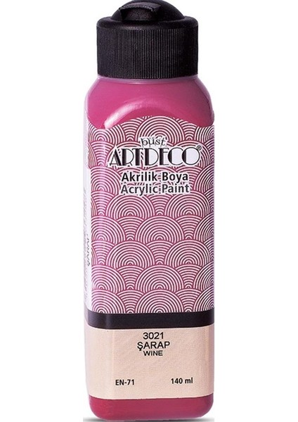 Akrilik Boya 140 ml Şarap 070R-3021