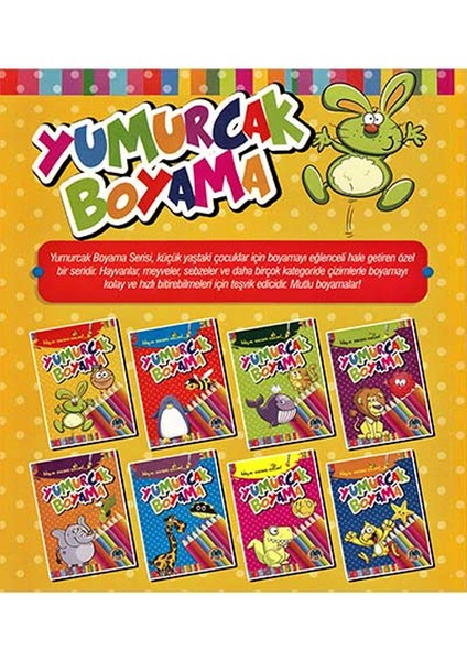 Boyama Kitabı Yumurcak Siyah Beyaz 64 Syf Karatay Yayınevi