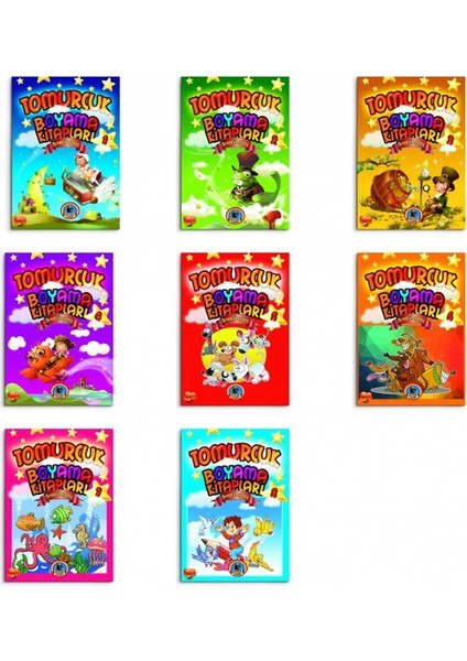 Boyama Kitabı Tomurcuk Örnekli Renkli 48 Syf