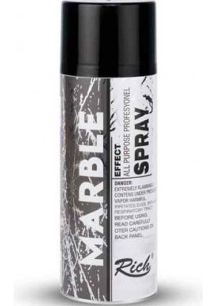 Sprey Mermer Efekti 200 ml Gümüş