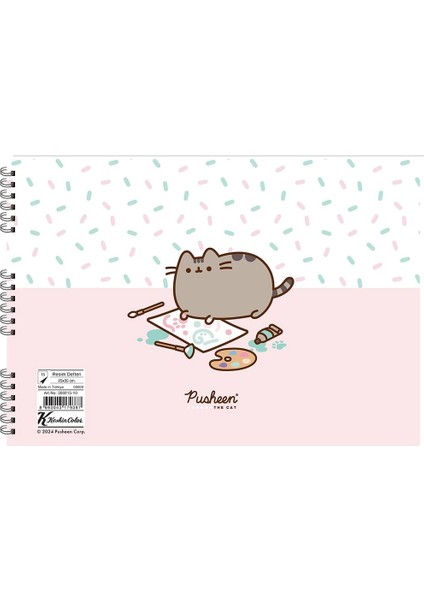 Pusheen Resim Defteri Spiralli 25X35 15 Yp