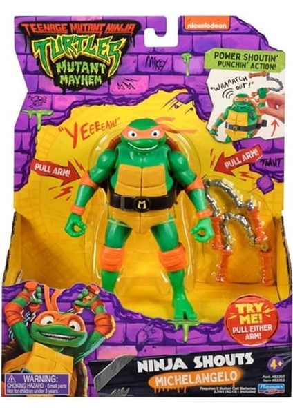 Tmnt Ninja Kaplumbağa Delüks Aksiyon Figürler TU800000