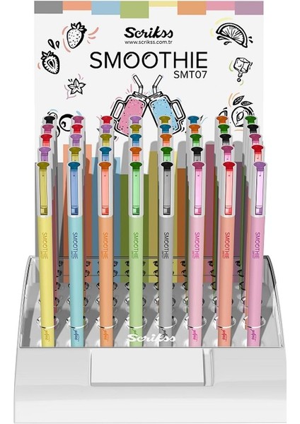 Roller Kalem Smoothie Jel 40 Lı Stand