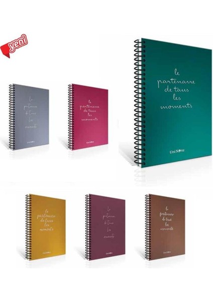 Çınar Sert Kapak Spiralli Defter Moments 120 Yp 17X24 Çizgili 120/1 55114