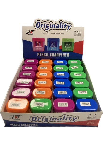 Kalemtraş Çiftli Hazneli Originality TR-3042