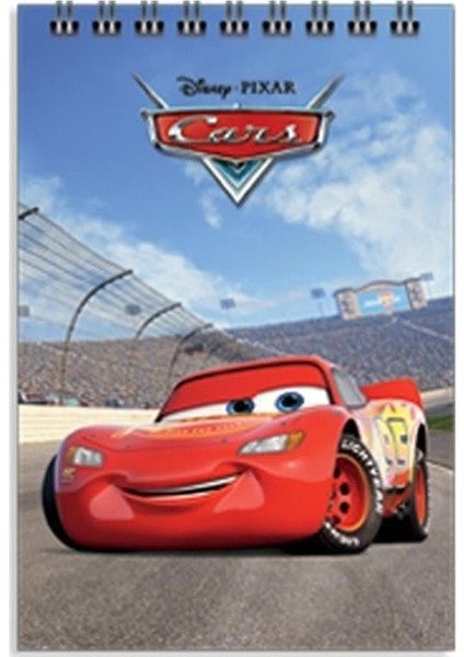 Not Defteri Spiralli Karton Kapak Kareli 42 Yp A7 Cars 2 140100-33