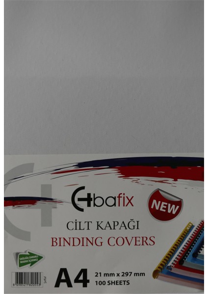 Cilt Kapağı Plastik Opak A4 160 Mıc Şeffaf