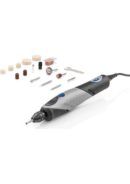 2050 Stylo+ Çok Amaçlı Alet 9 W Set (15 Aksesuar, Değişken Devir Ayarı 22.000 Devir/dakikaya